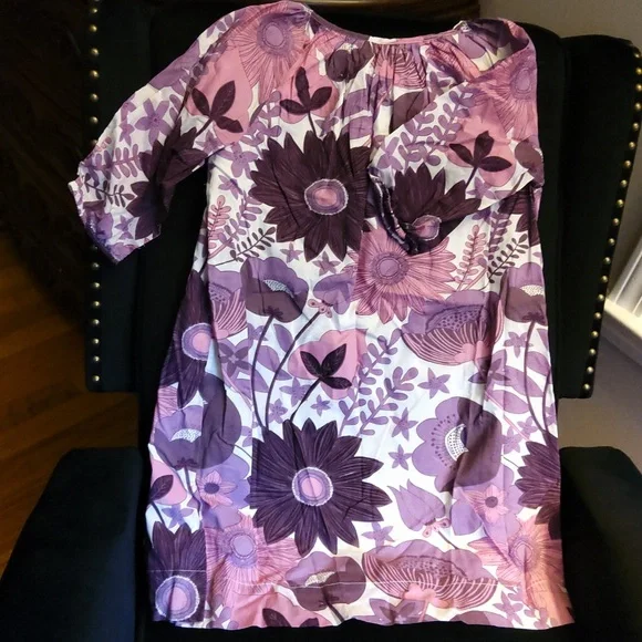 💥New💥KIT & LILI Purple & White Floral Dress - Picture 3 of 7